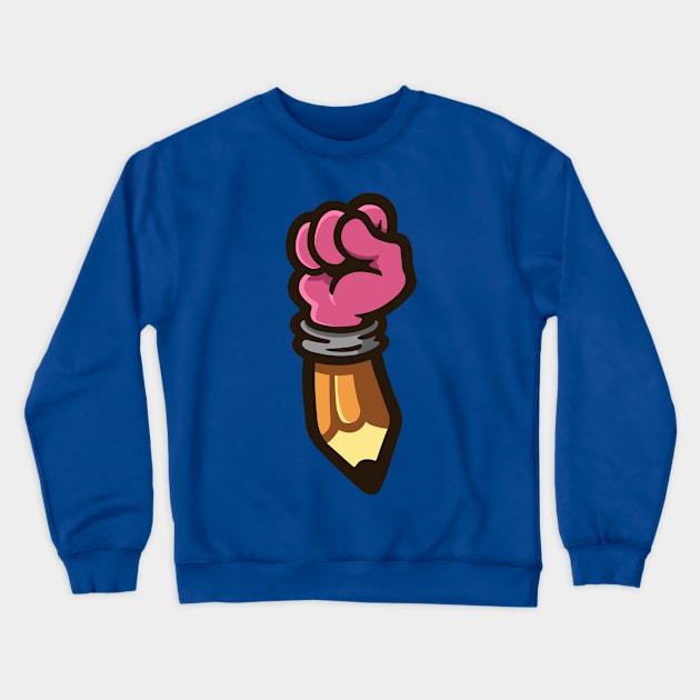 Creative Solidarity Crewneck Sweatshirt by arigatodesigns